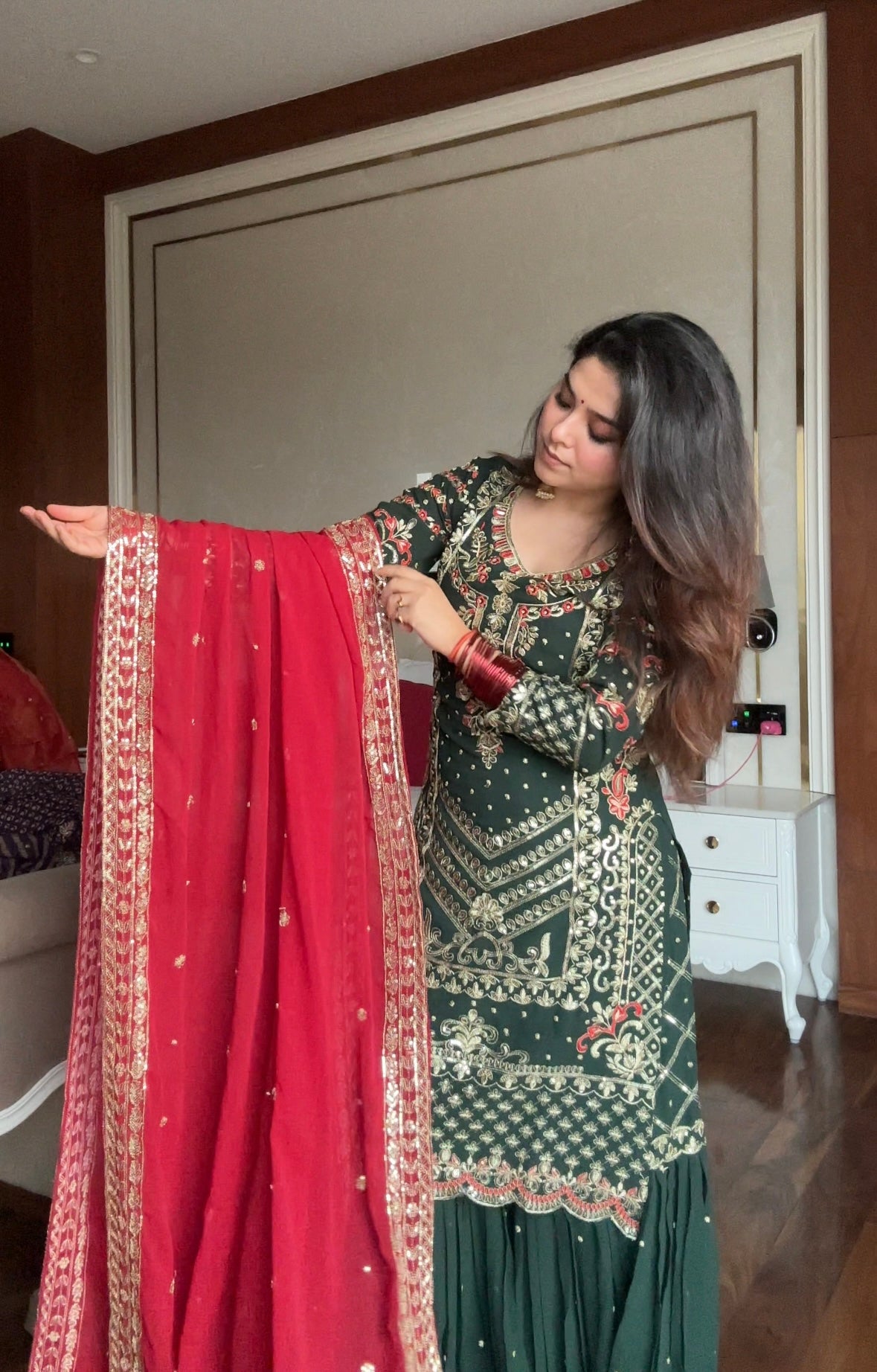 Miesha Festive Look Sharara Set