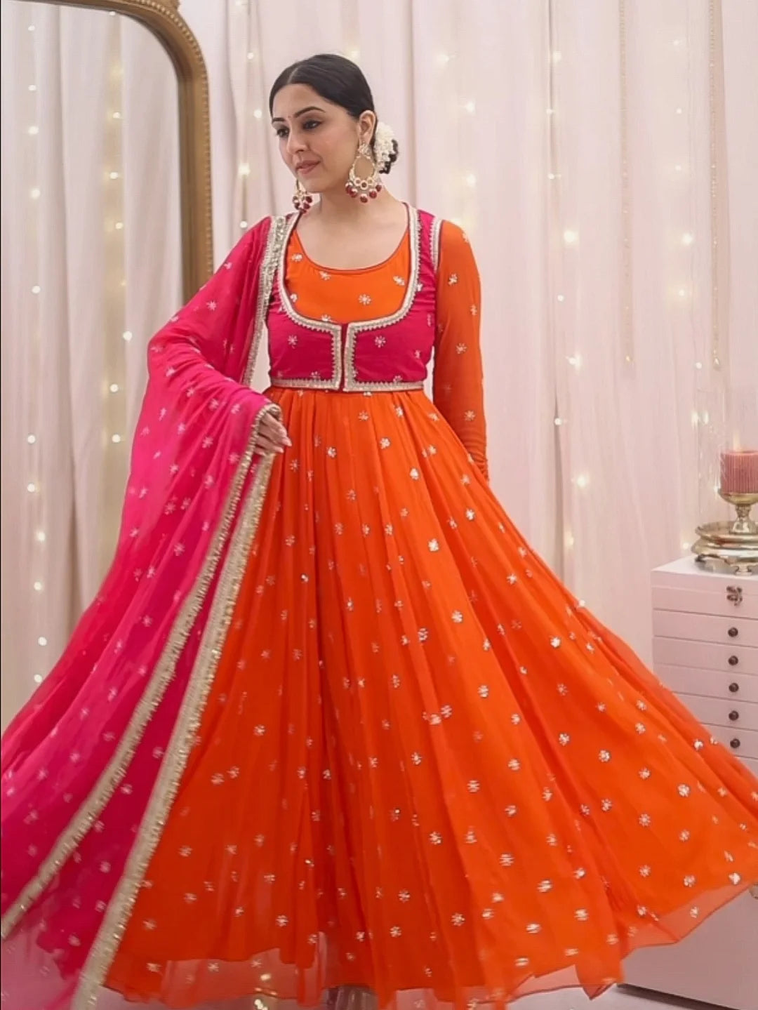 Kumkum Anarkali Set