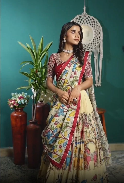 Vihana Designers Kalamkari Lehenga Choli