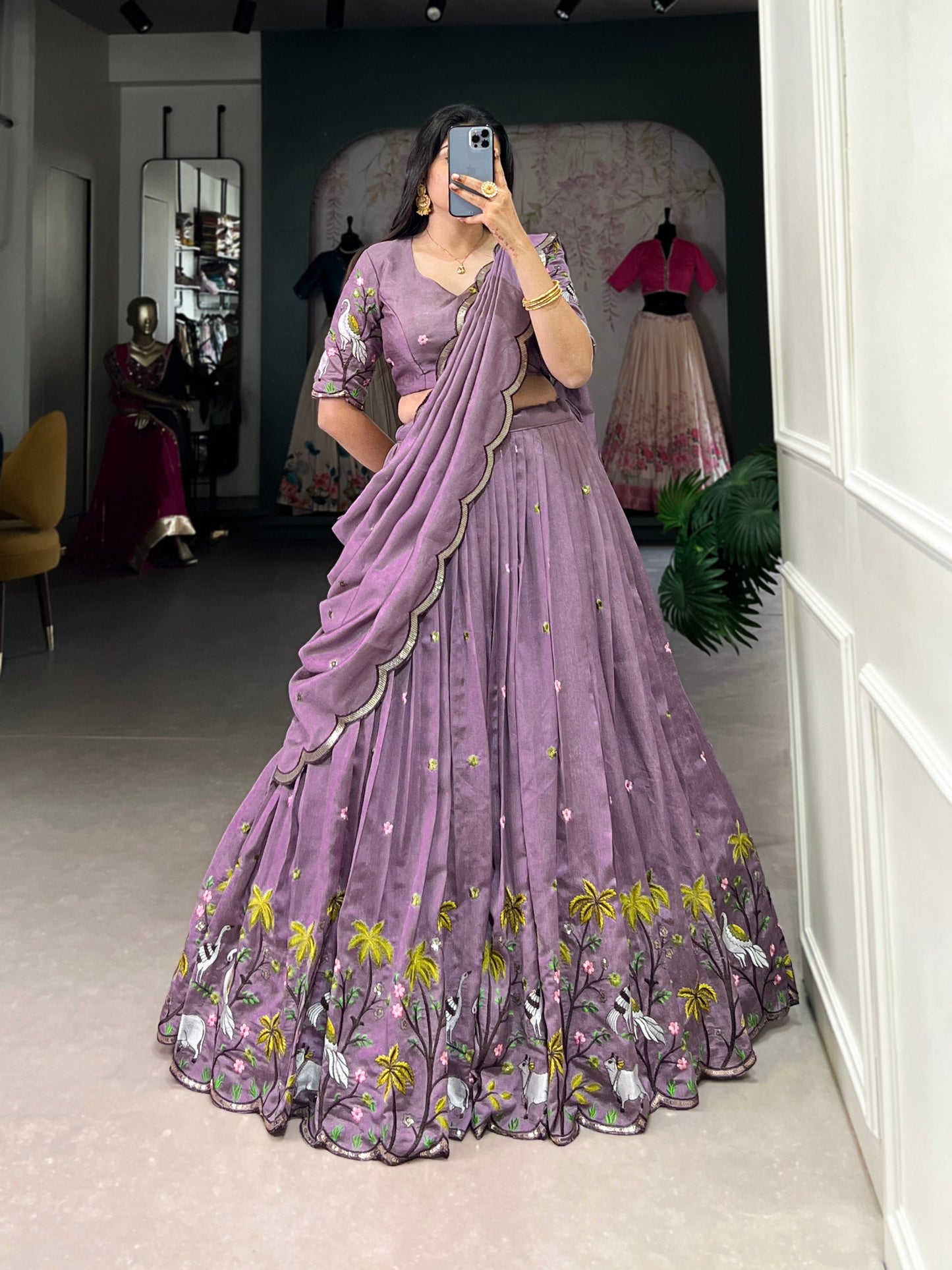 Glimmers of Grace A Timeless Bridal Lehenga Choli