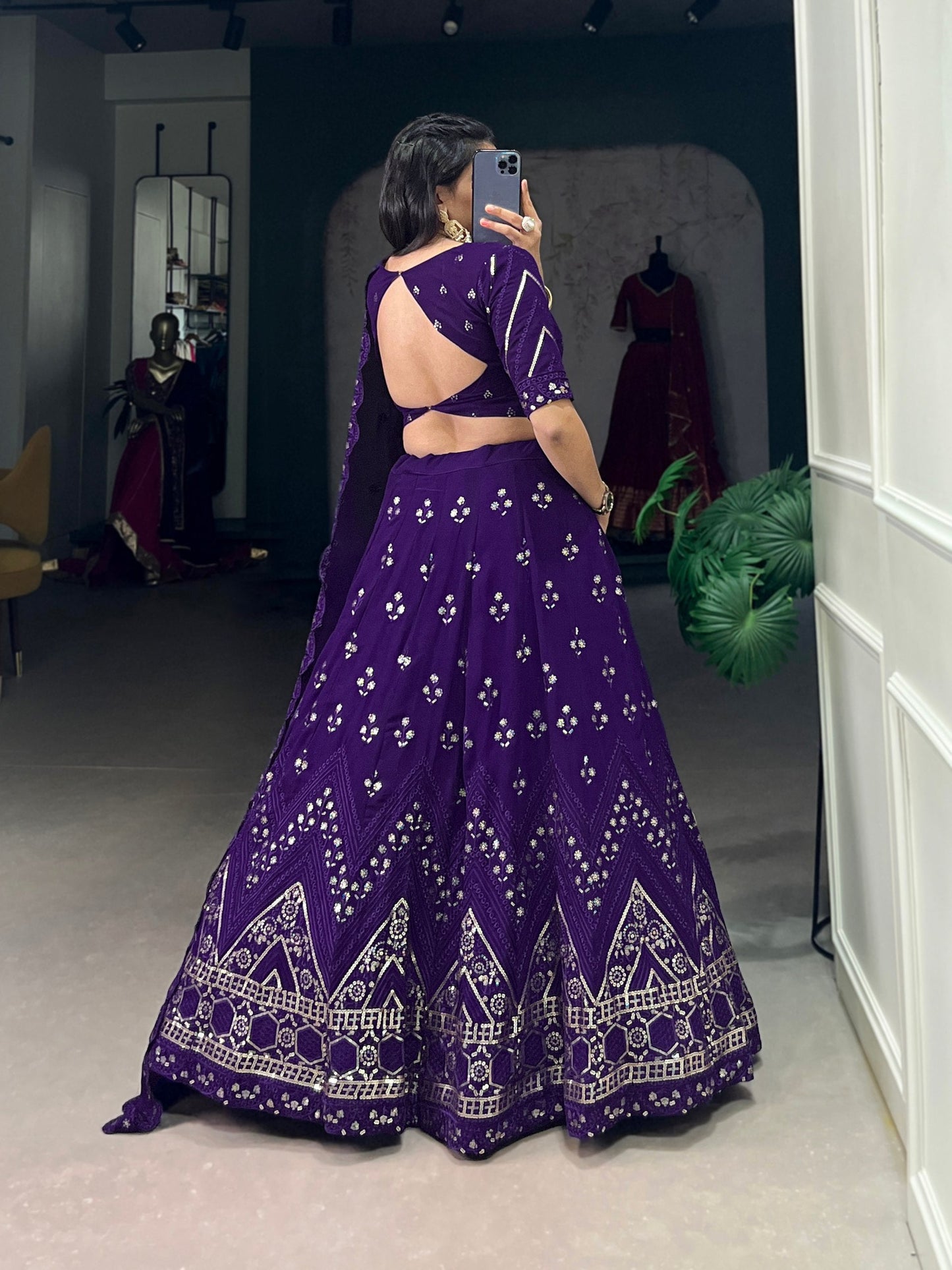 Radiant Couture Purple Designer Lehenga Choli
