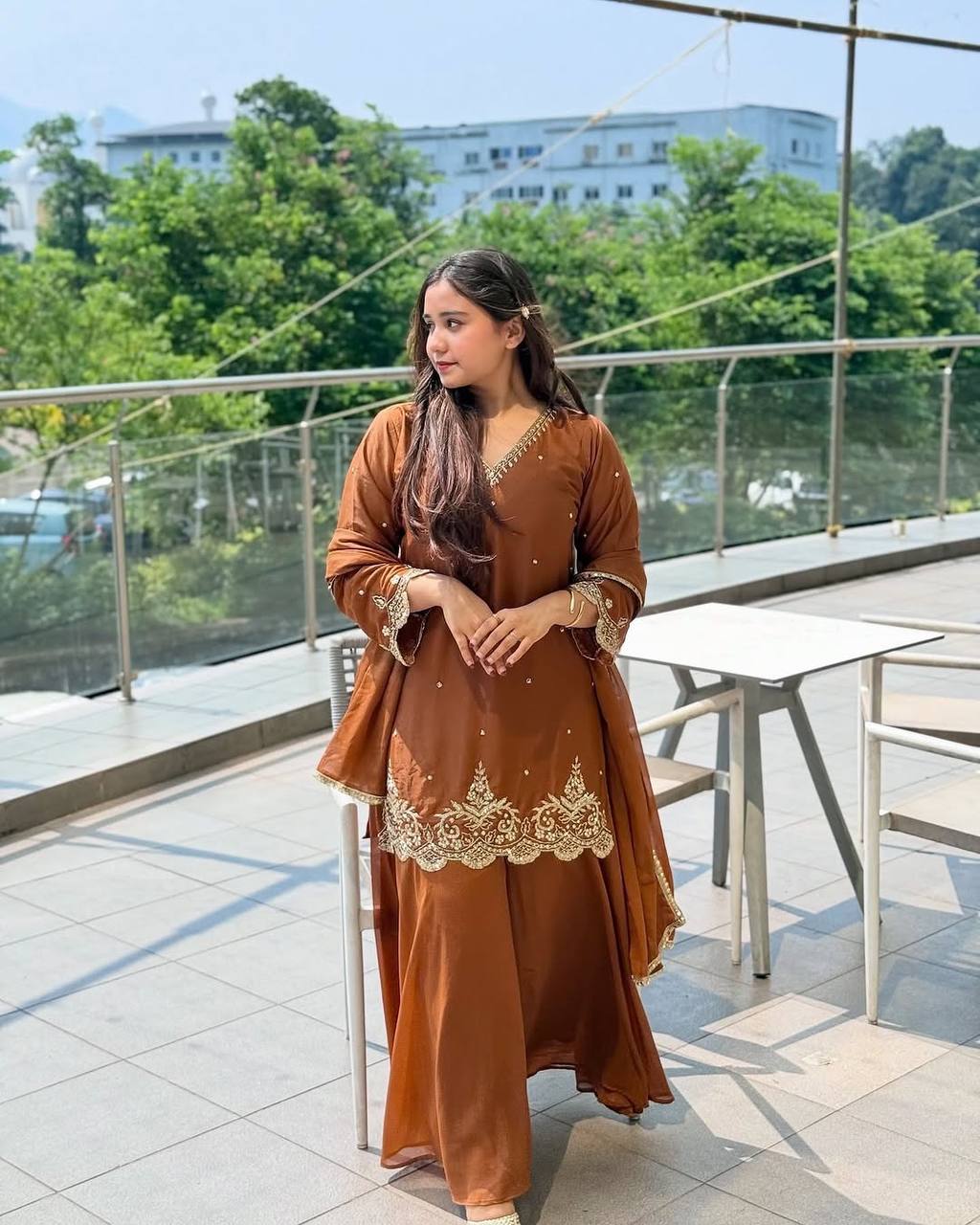Nooraniya Embroidered Sharara Set