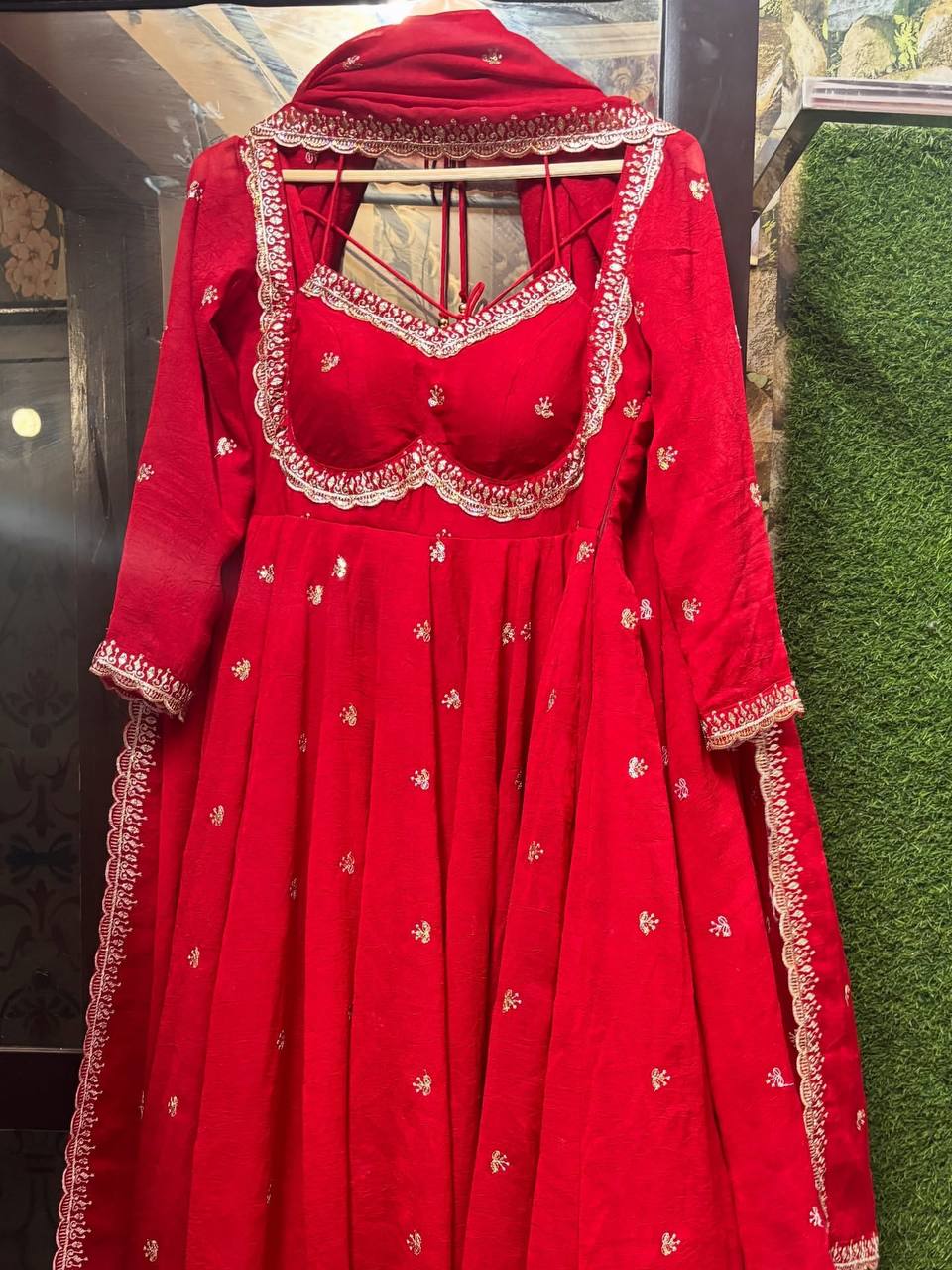 Neha Eternal Glow Red Suit Set