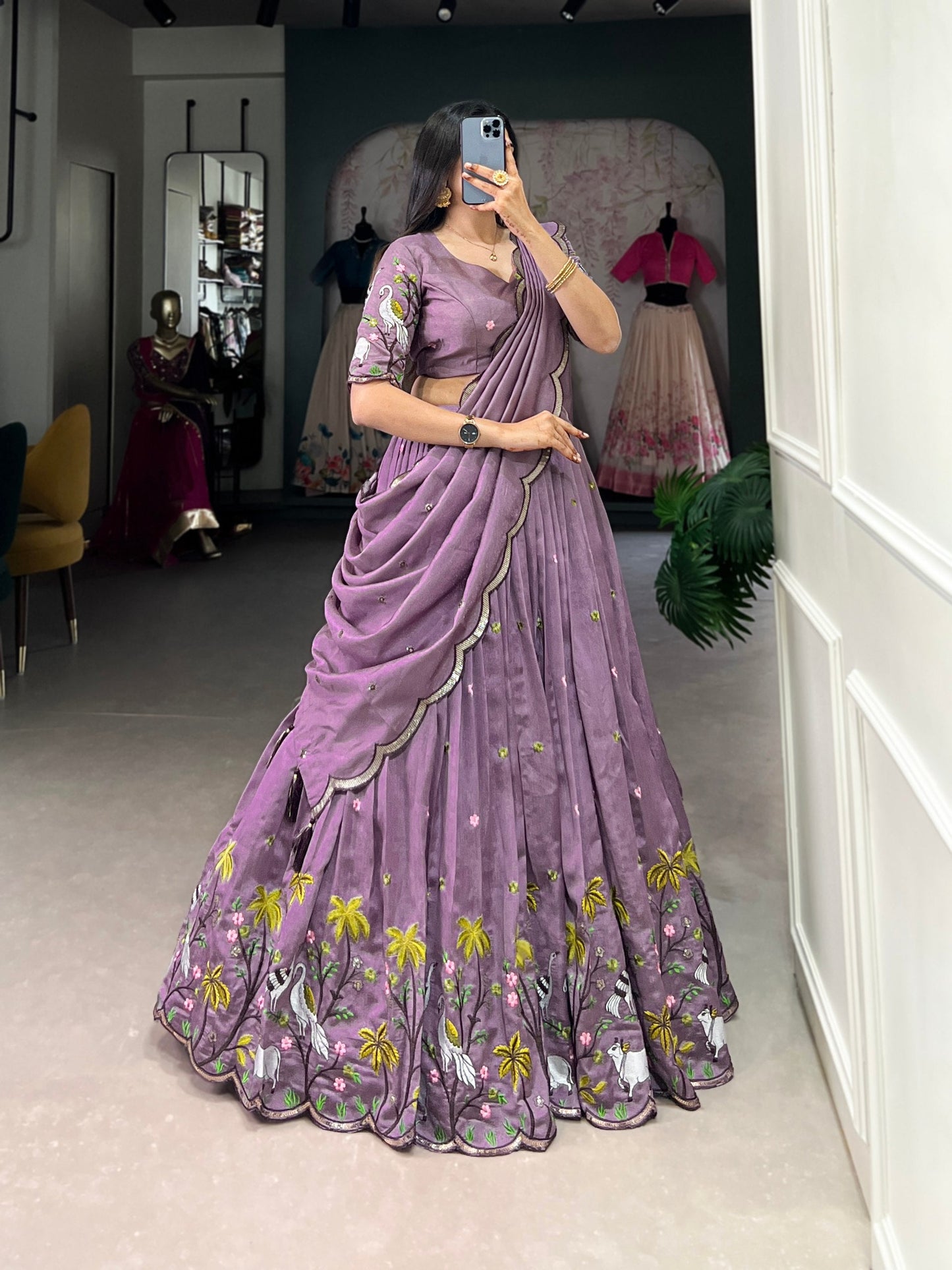 Glimmers of Grace A Timeless Bridal Lehenga Choli