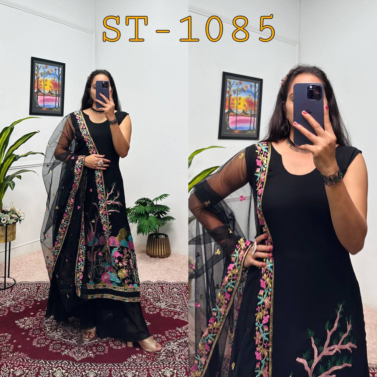 Desert Rose Anarkali: Earthy Elegance with a Royal Touch