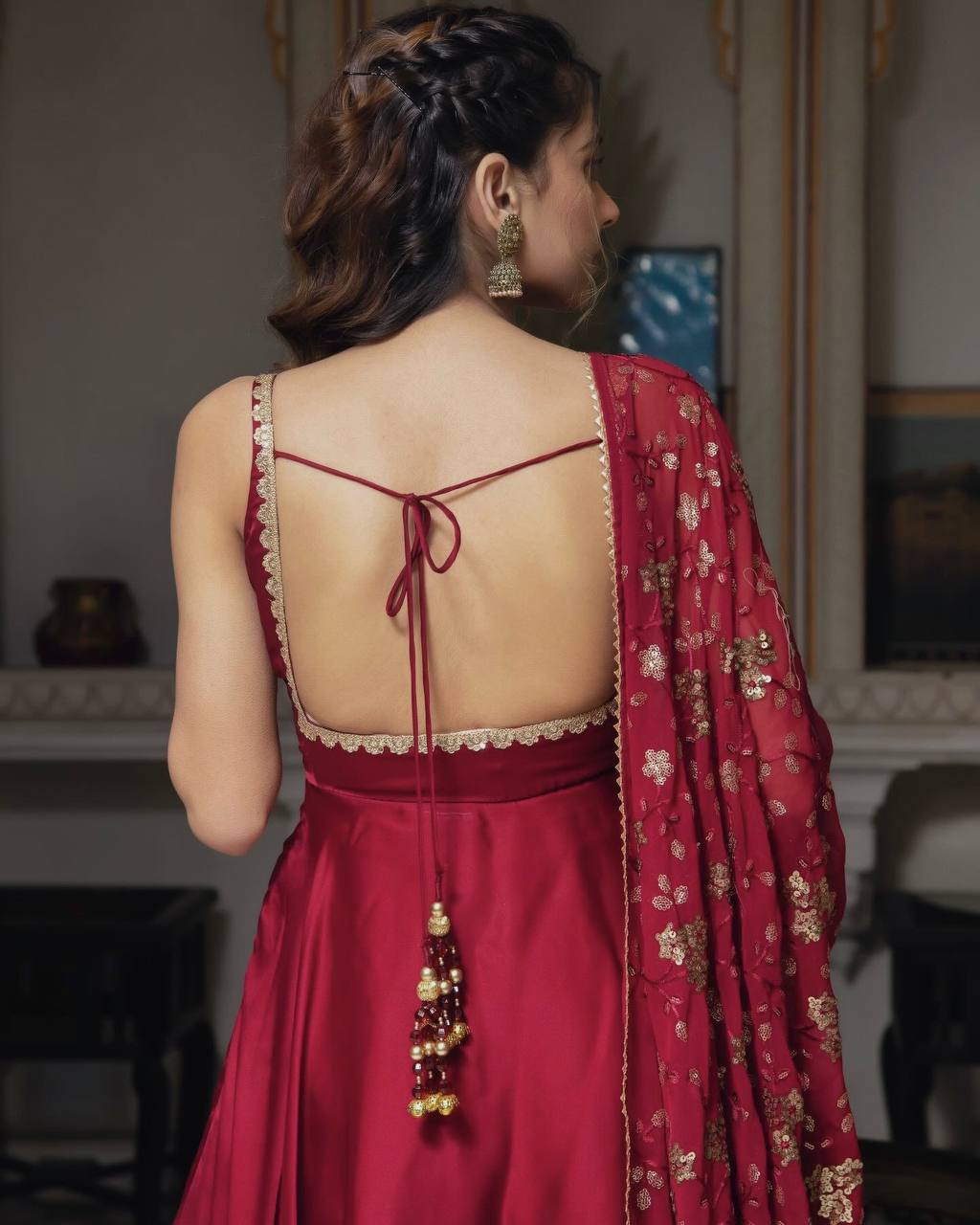 Misha Georgette Designer Party Wear Anarkali Gown