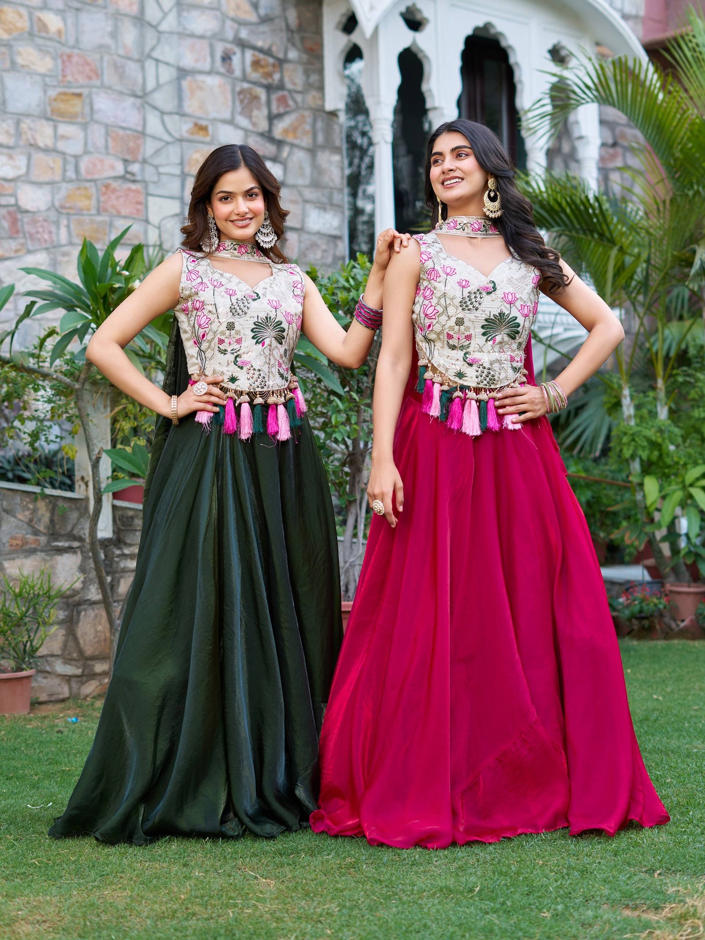Saanvi Crafted For Beautiful Floral Lehenga