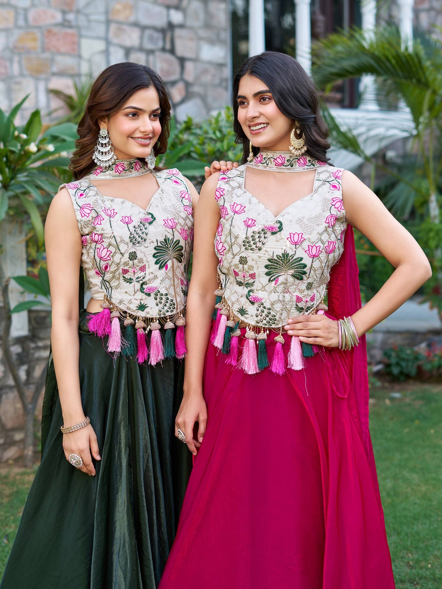 Saanvi Crafted For Beautiful Floral Lehenga