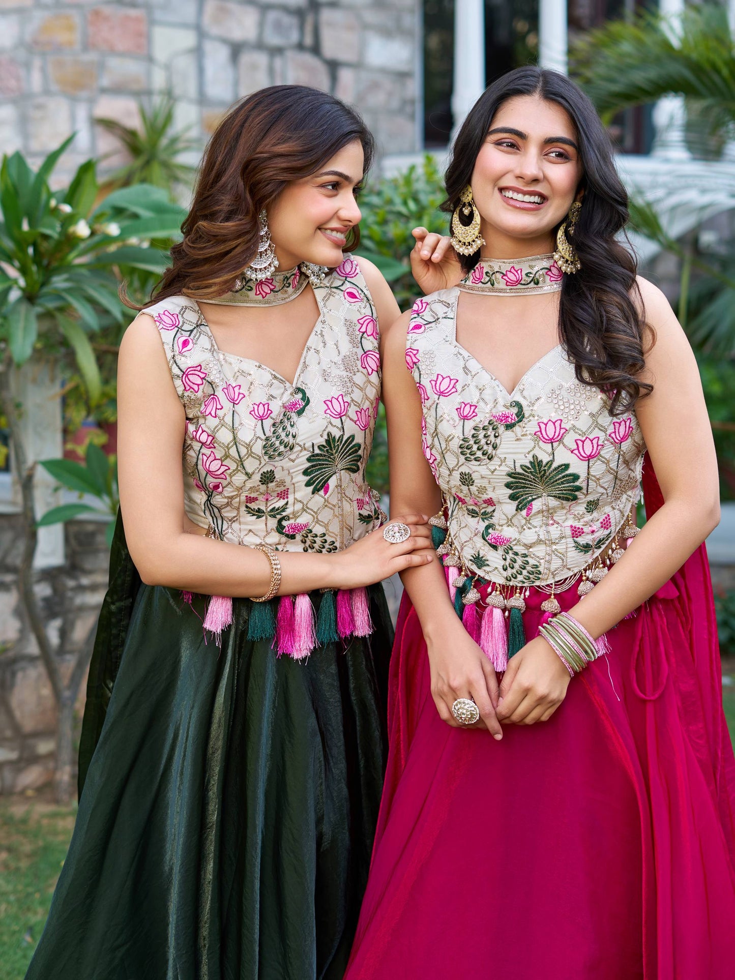 Saanvi Crafted For Beautiful Floral Lehenga