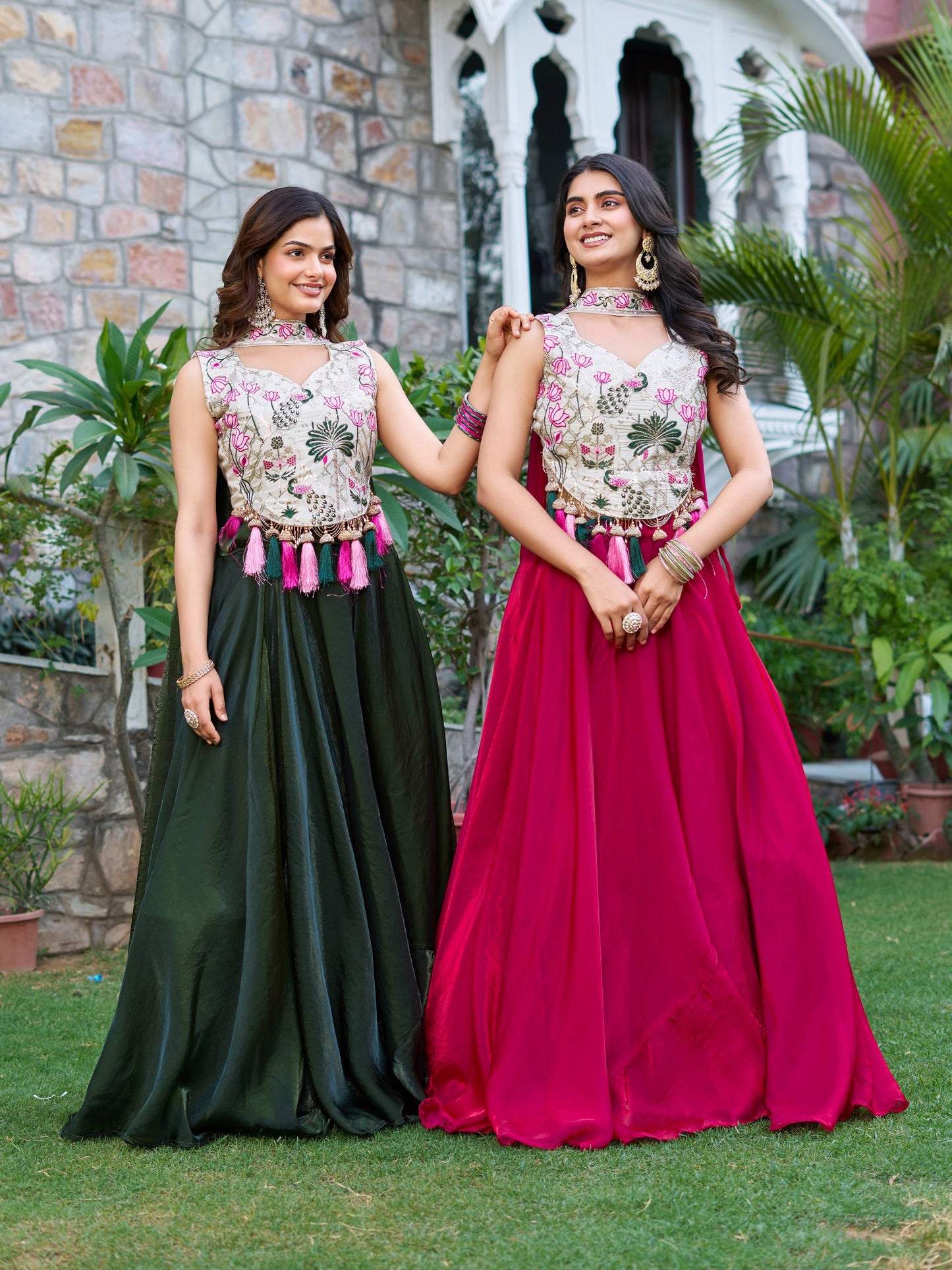 Saanvi Crafted For Beautiful Floral Lehenga