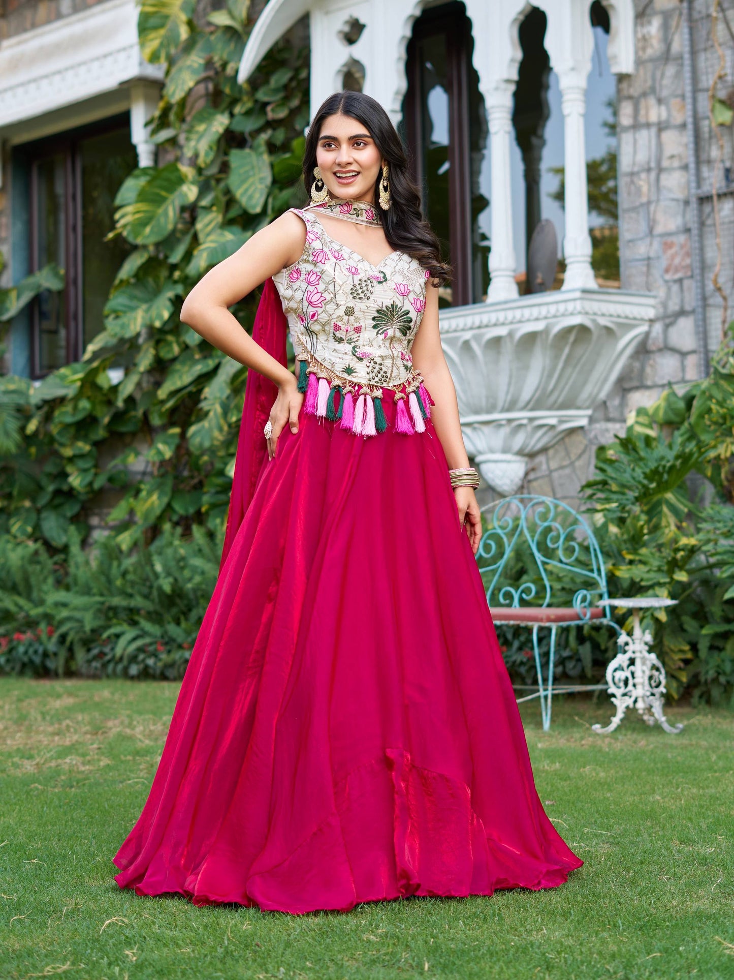 Saanvi Crafted For Beautiful Floral Lehenga