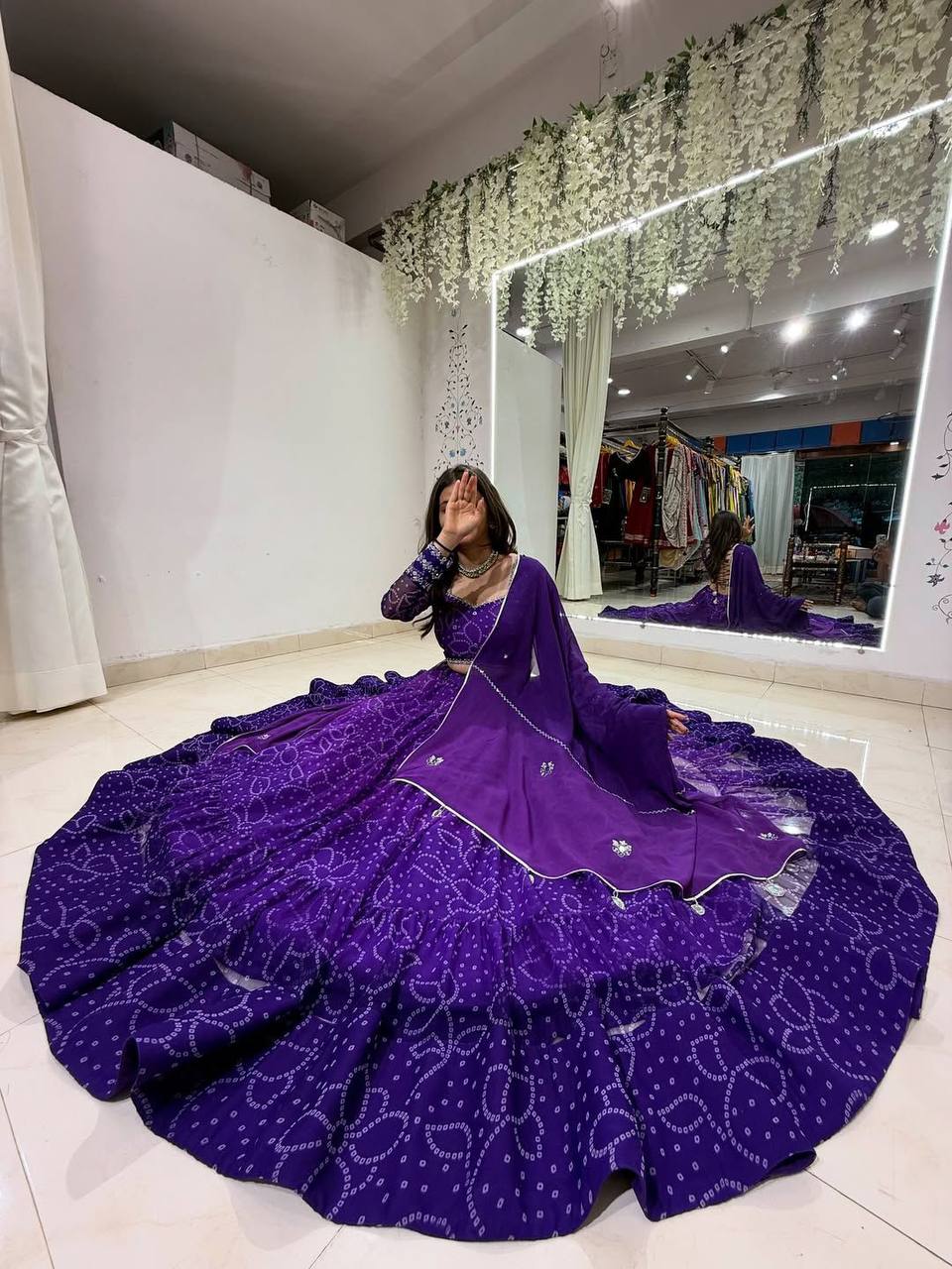 Navrang Mirror Navratri Festive Wear Garba Outfit