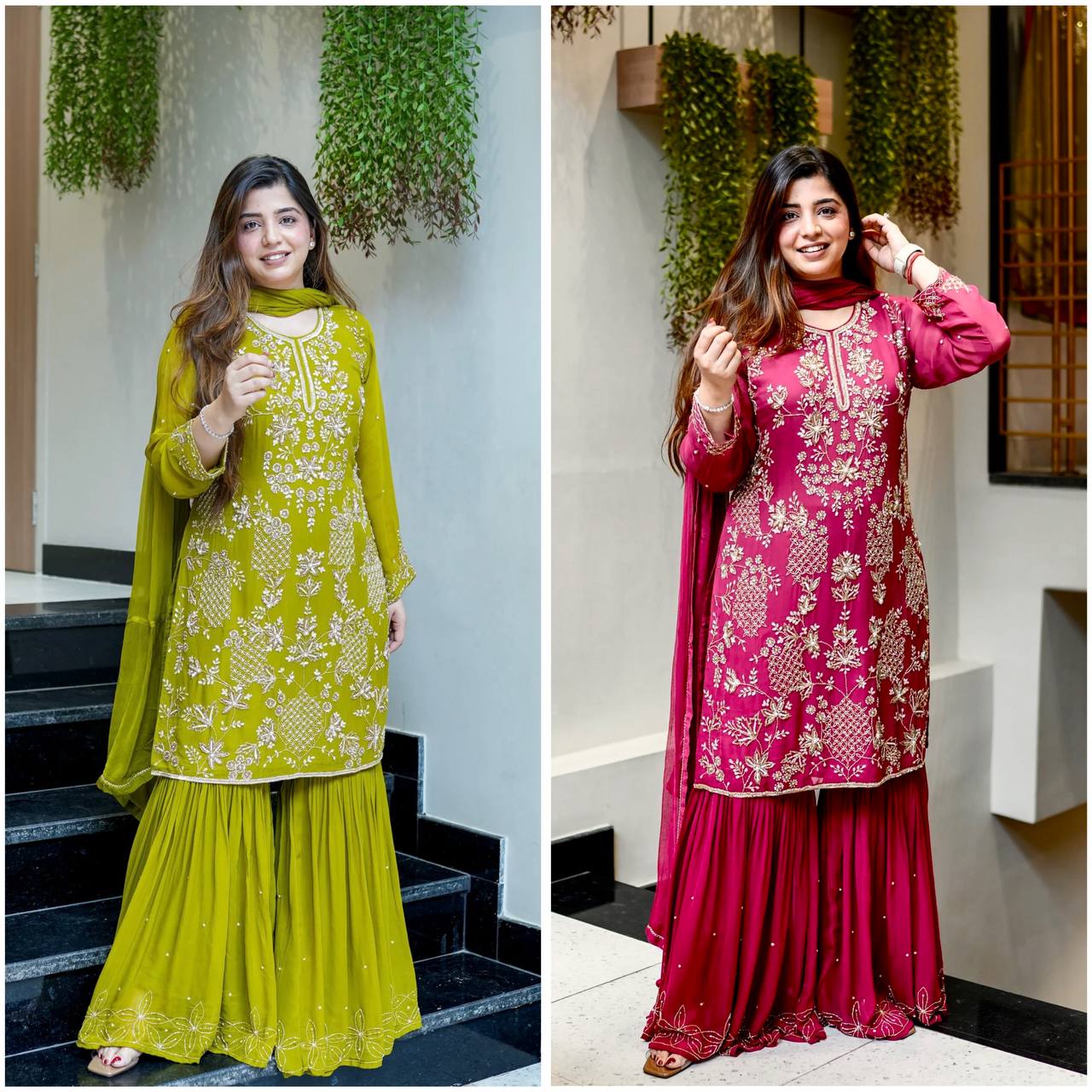 Ruby Grace In Designer Party Wear Sharara