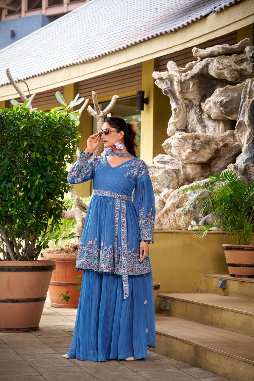 Kashvi Mirage Ethnic Designer Sharara