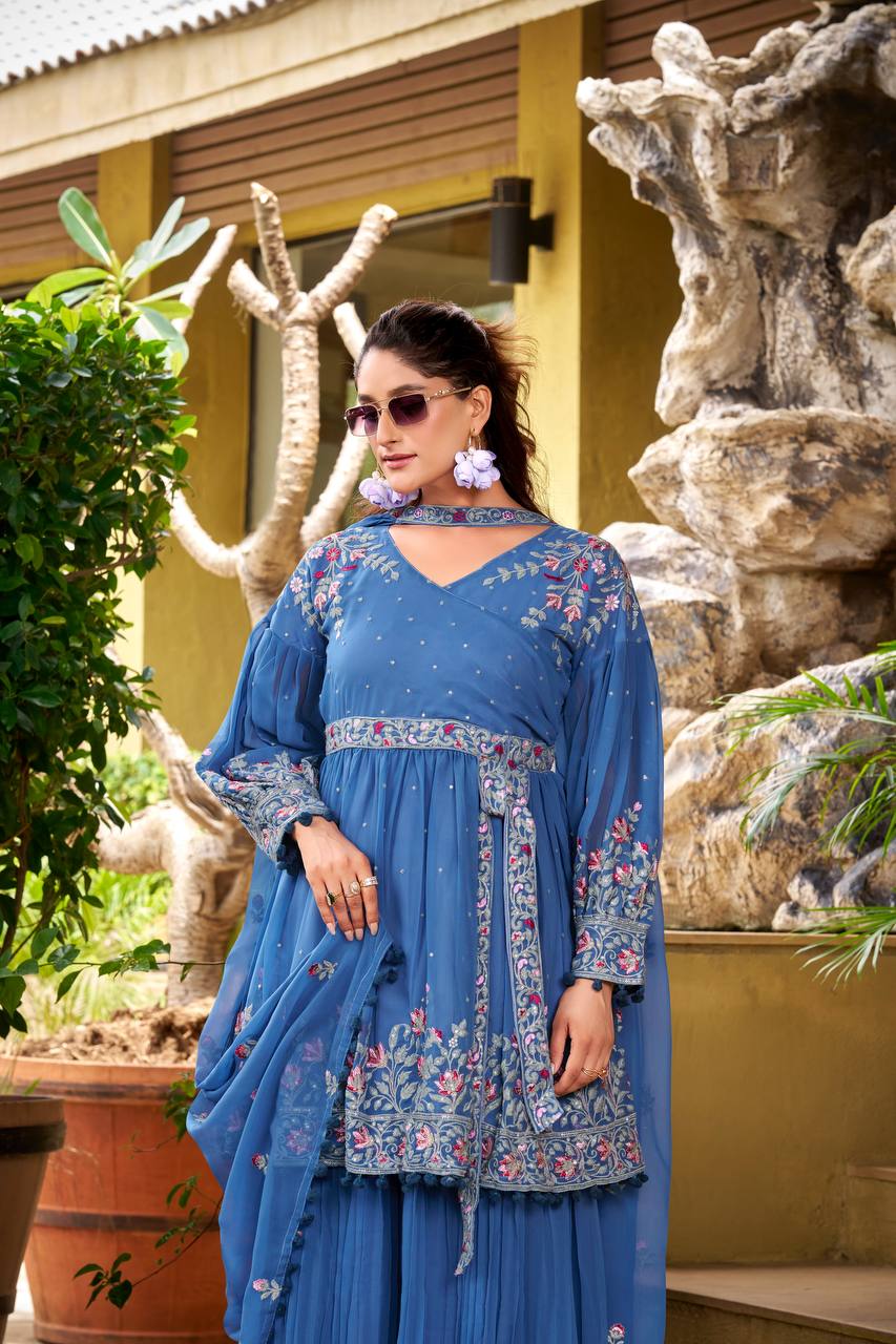 Kashvi Mirage Ethnic Designer Sharara