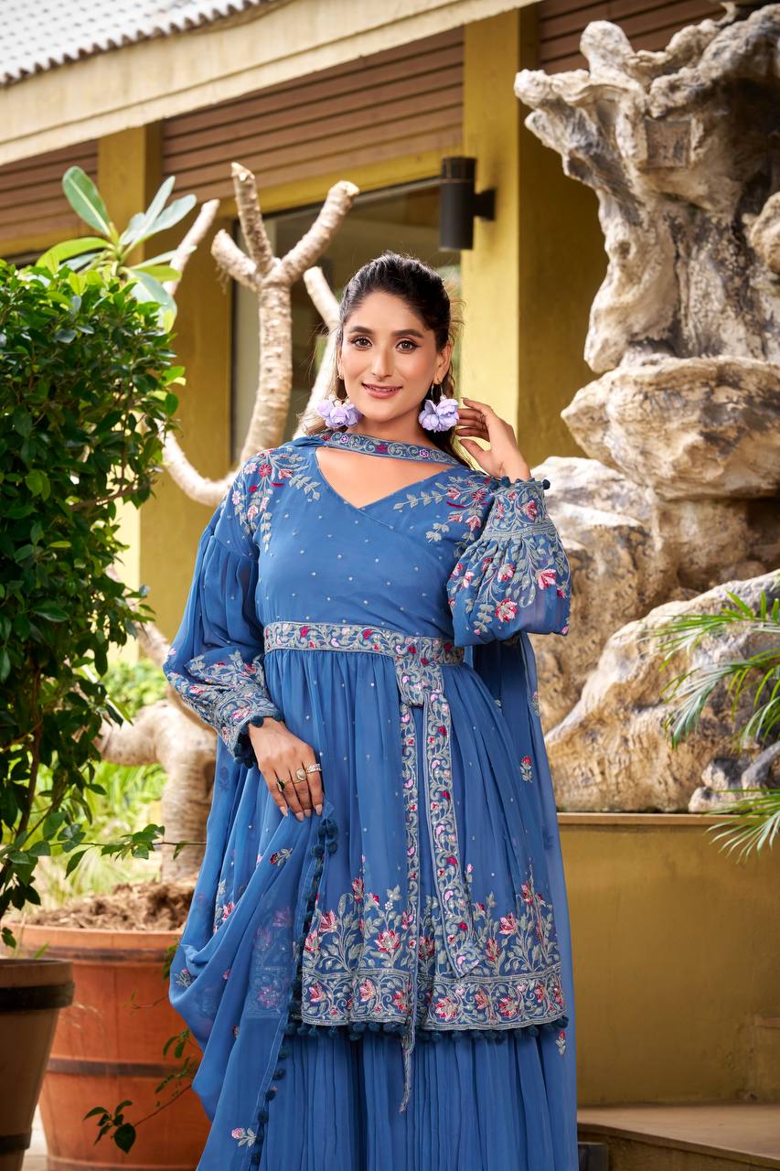 Kashvi Mirage Ethnic Designer Sharara