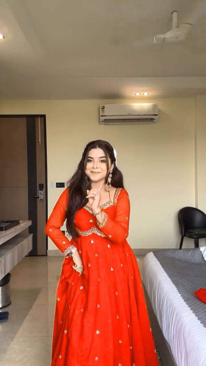 Neha Eternal Glow Red Suit Set