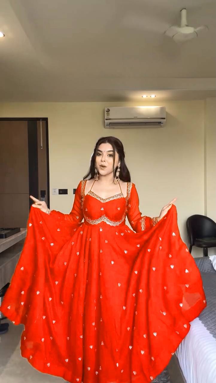 Neha Eternal Glow Red Suit Set
