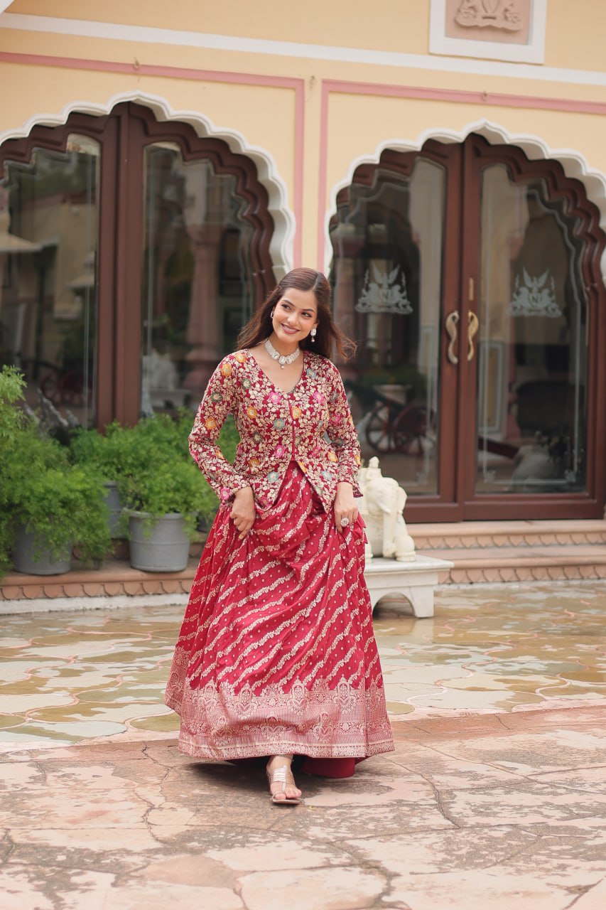 Mystic Elegance Designer Sequins Embroiderd Lehenga Choli