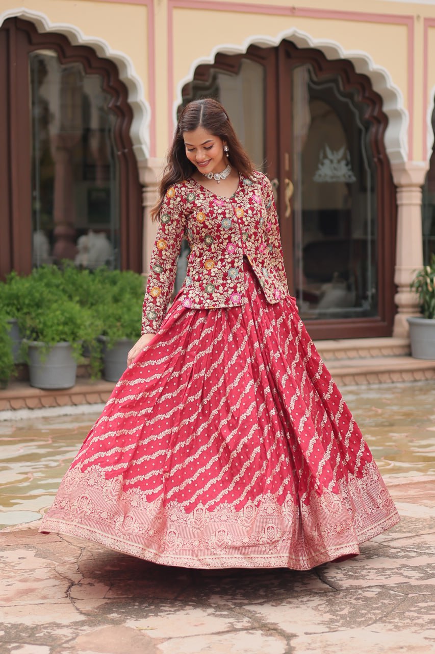 Mystic Elegance Designer Sequins Embroiderd Lehenga Choli