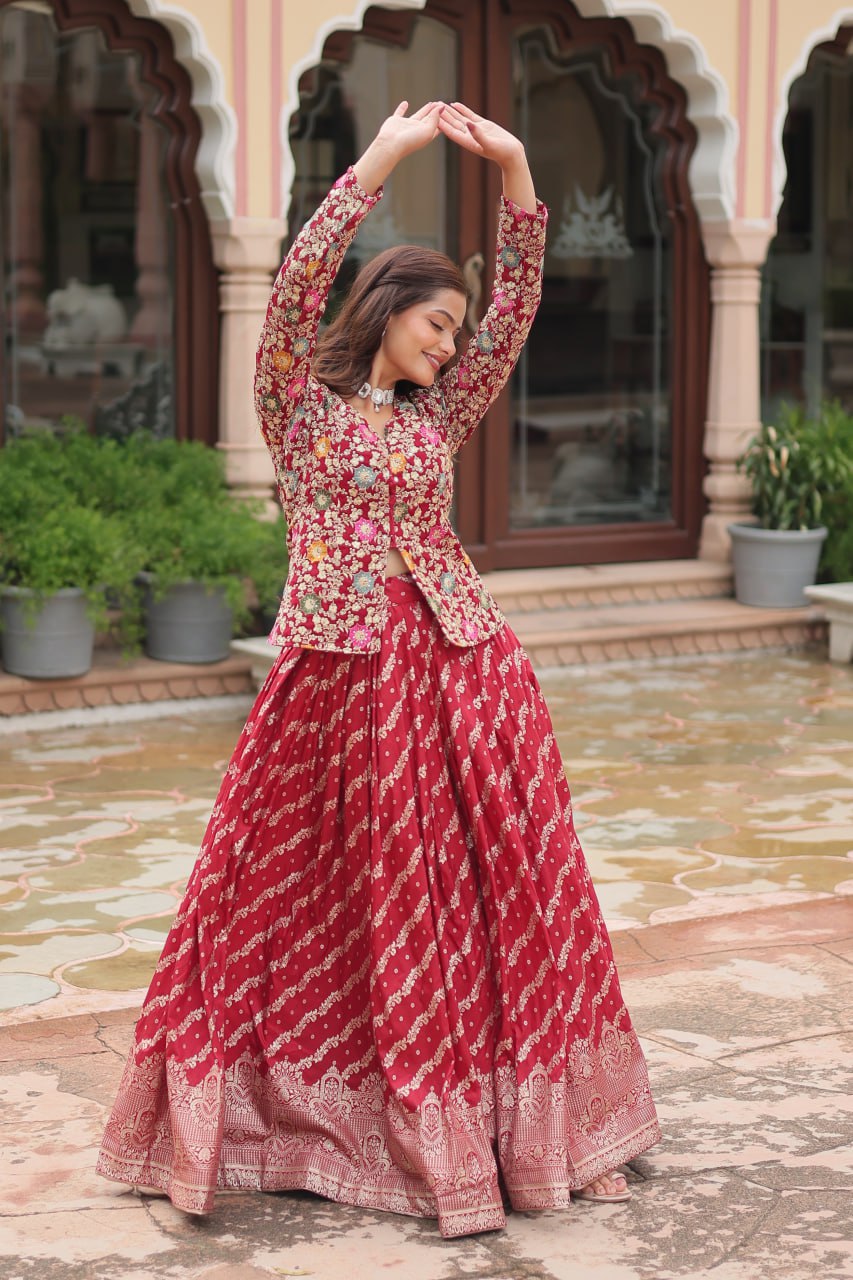 Mystic Elegance Designer Sequins Embroiderd Lehenga Choli