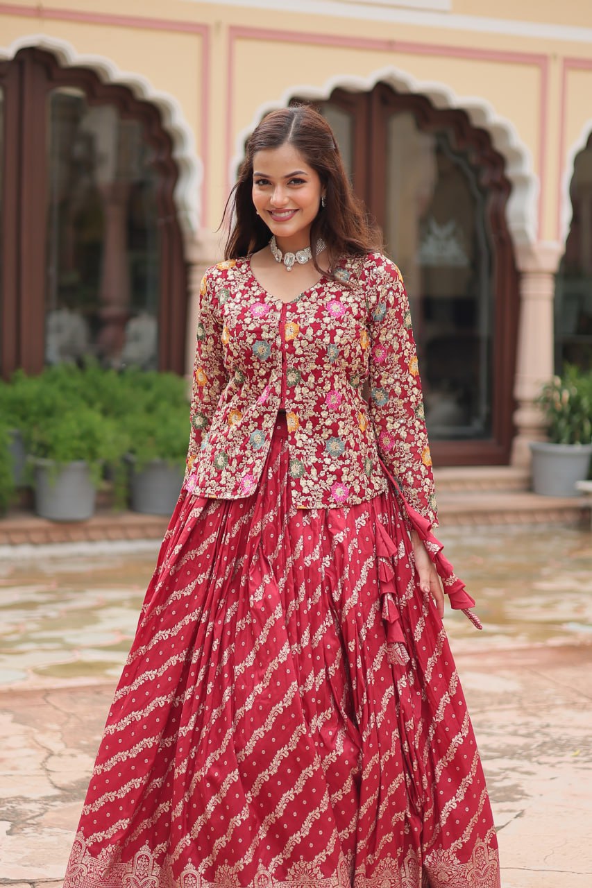 Mystic Elegance Designer Sequins Embroiderd Lehenga Choli