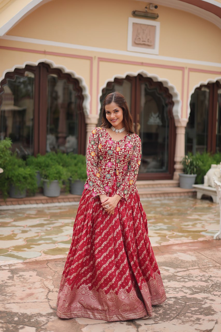 Mystic Elegance Designer Sequins Embroiderd Lehenga Choli