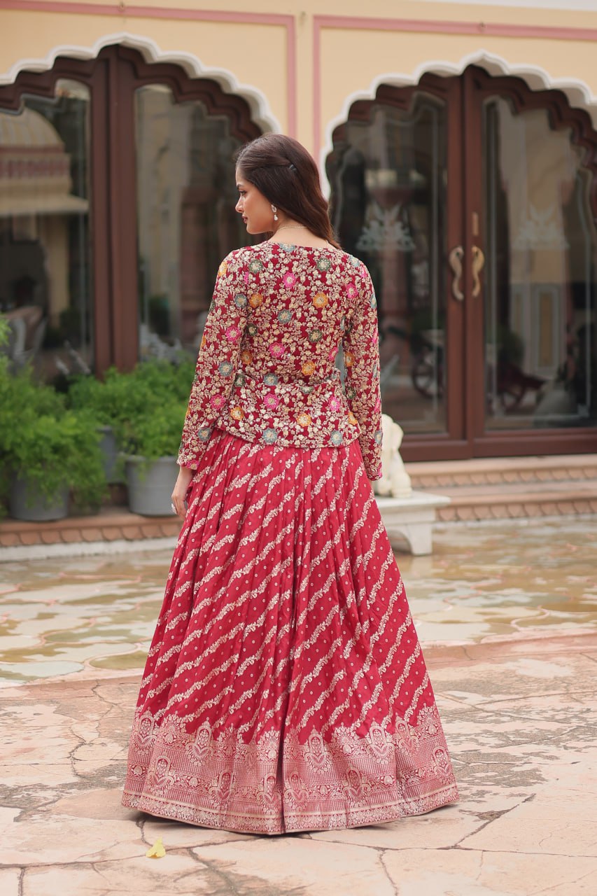 Mystic Elegance Designer Sequins Embroiderd Lehenga Choli