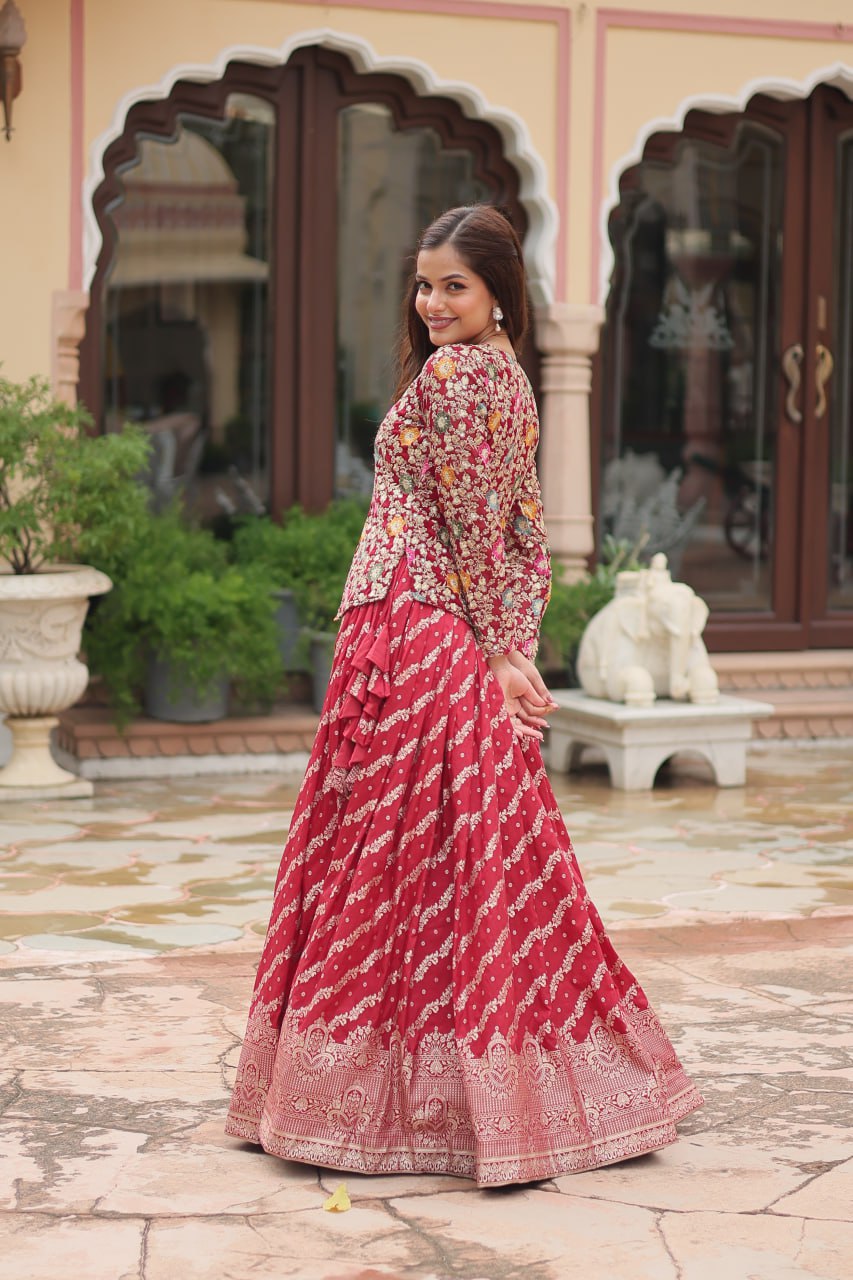 Mystic Elegance Designer Sequins Embroiderd Lehenga Choli