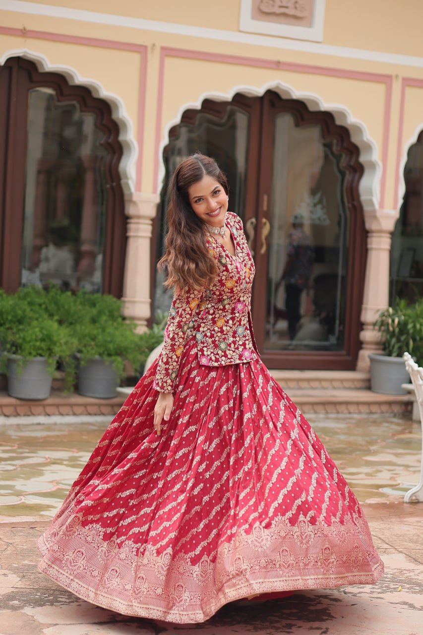 Mystic Elegance Designer Sequins Embroiderd Lehenga Choli