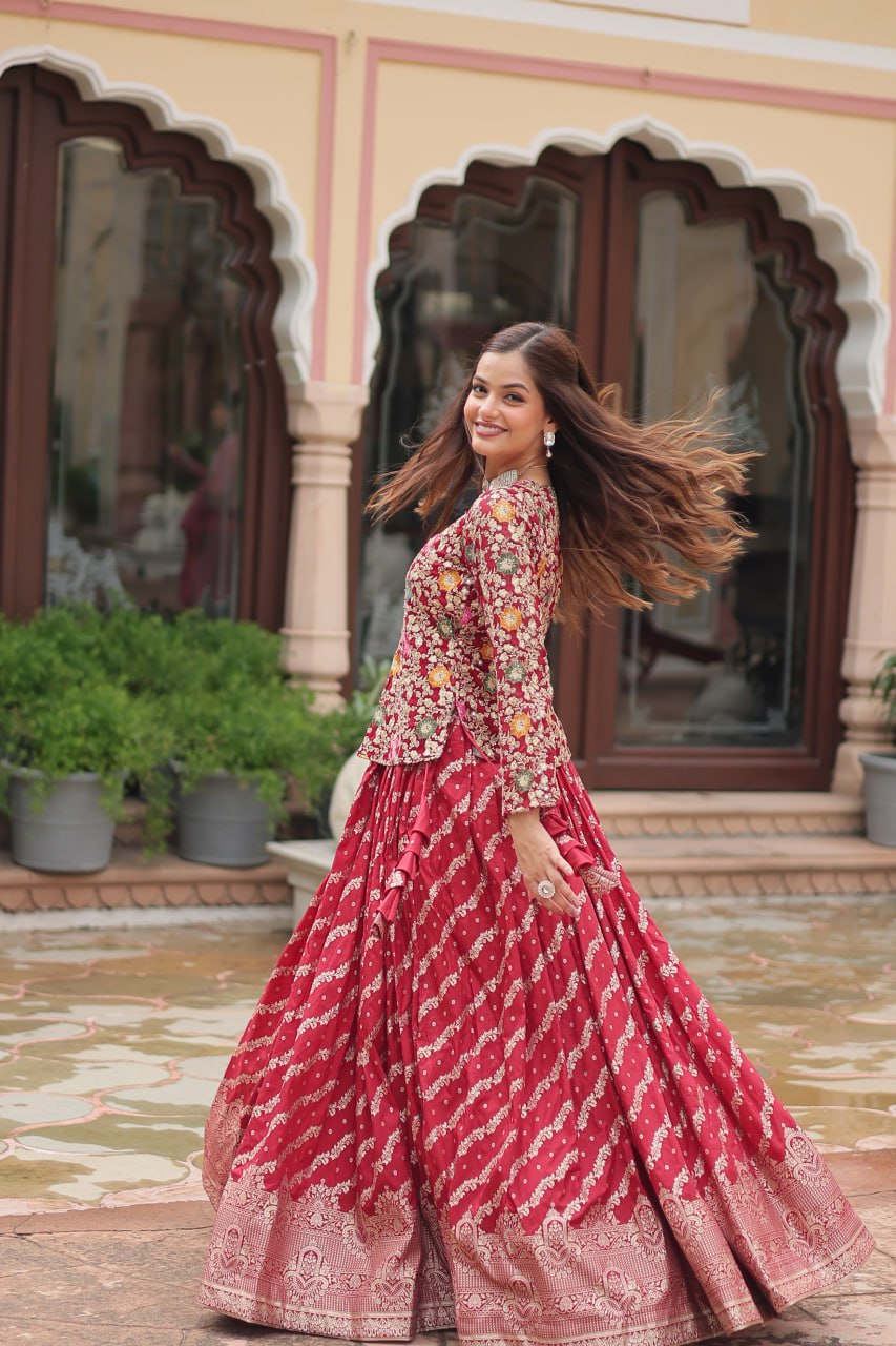 Mystic Elegance Designer Sequins Embroiderd Lehenga Choli