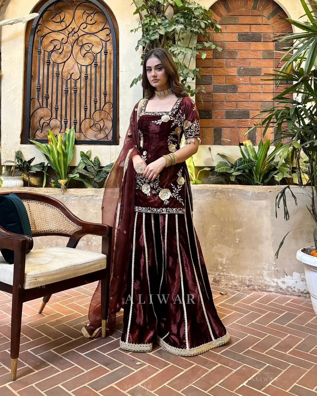 Sophisticated Attire Velvet Suit Set