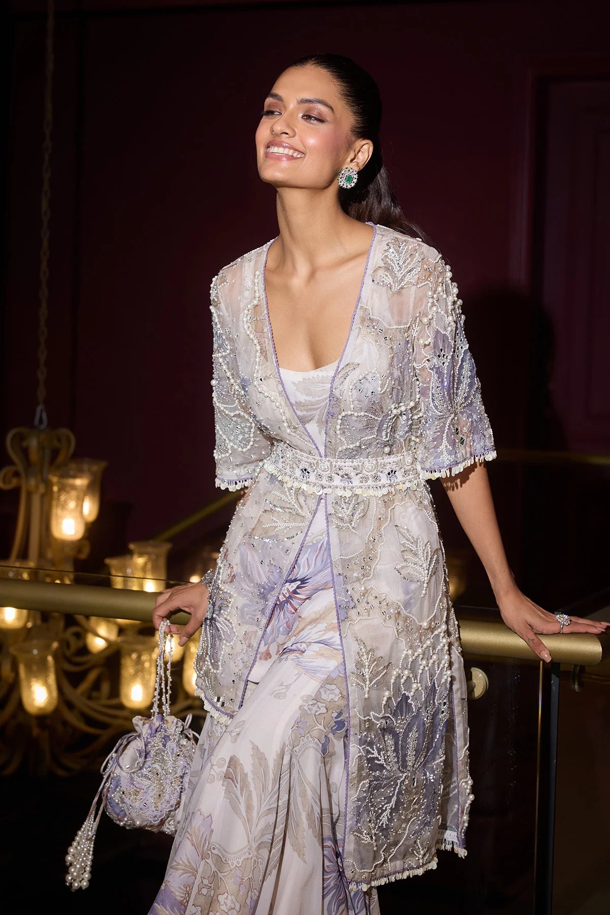 Mahnoor Hand Embroidered Garara Set