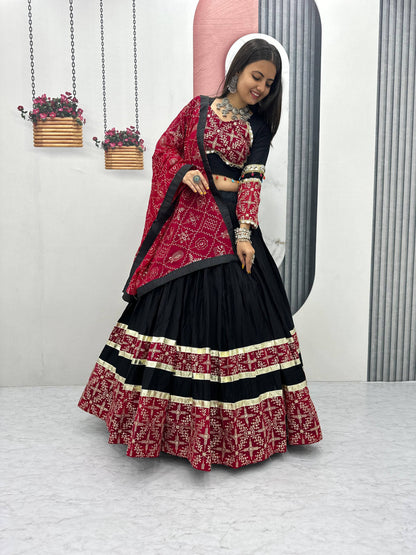 Vanya  Black Beauty Navratri Lehenga Set