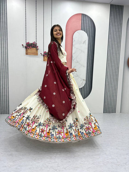 Varnika Pure Cotton Festival Lehenga Choli
