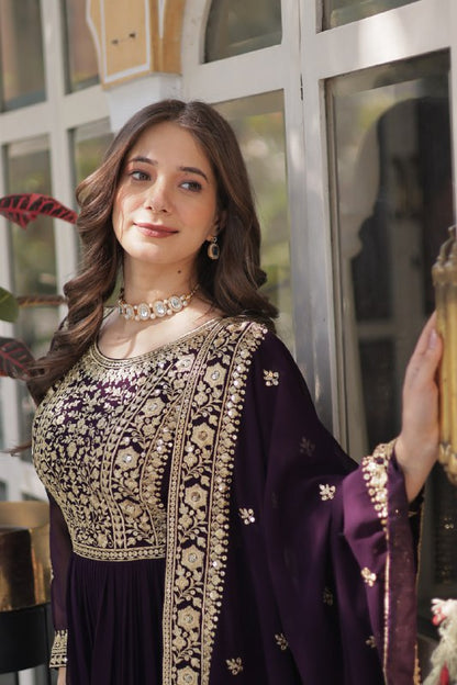 Floraya Traditional Faux Blooming Gown