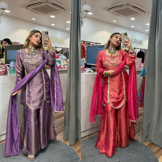 Saisha Cosmos Sharara Set