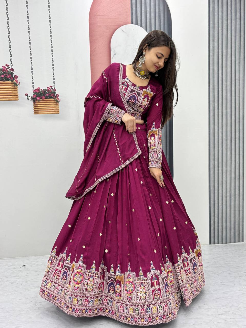 Sovereign Pretty embroidered Lehenga Set
