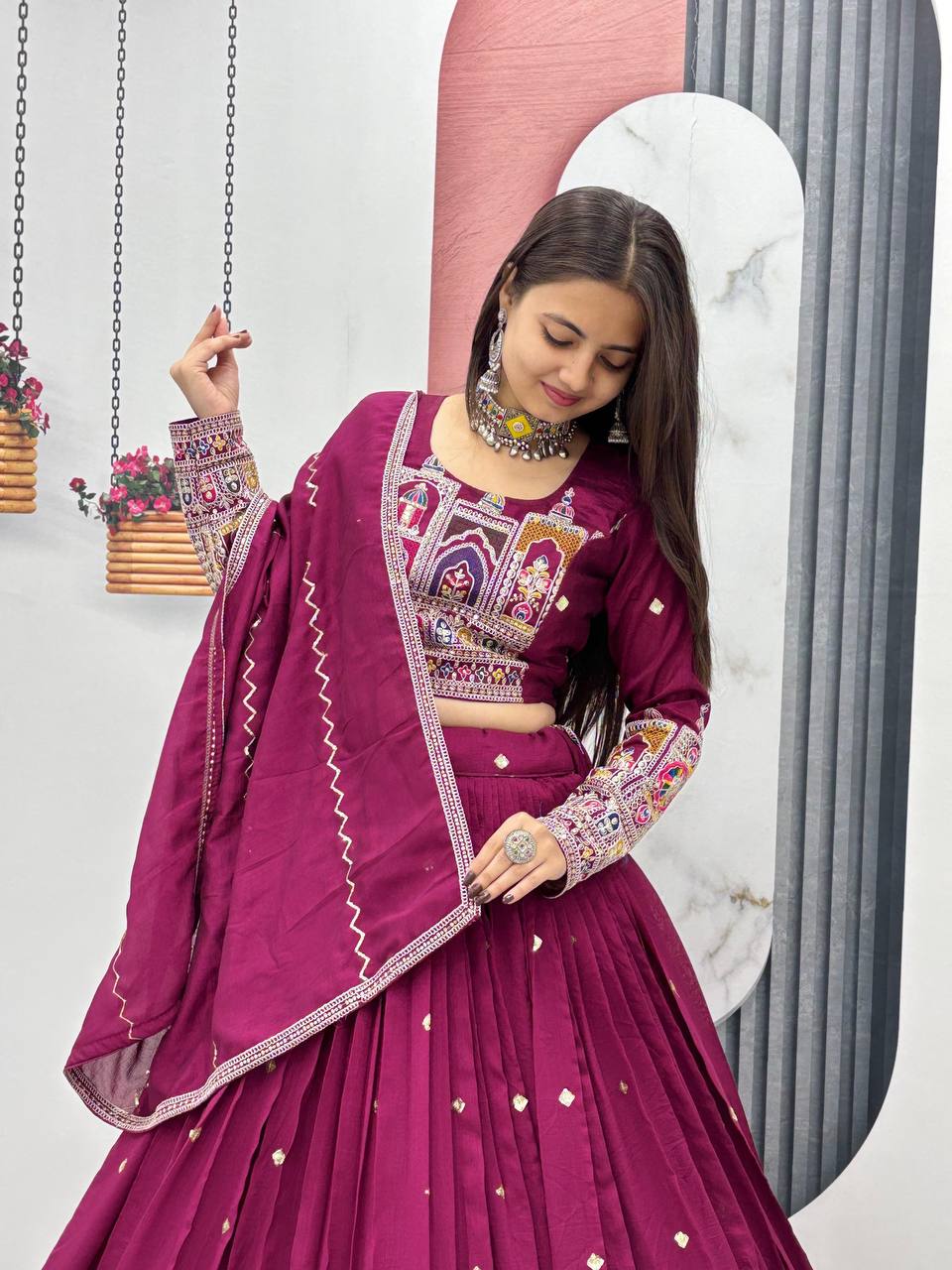 Sovereign Pretty embroidered Lehenga Set