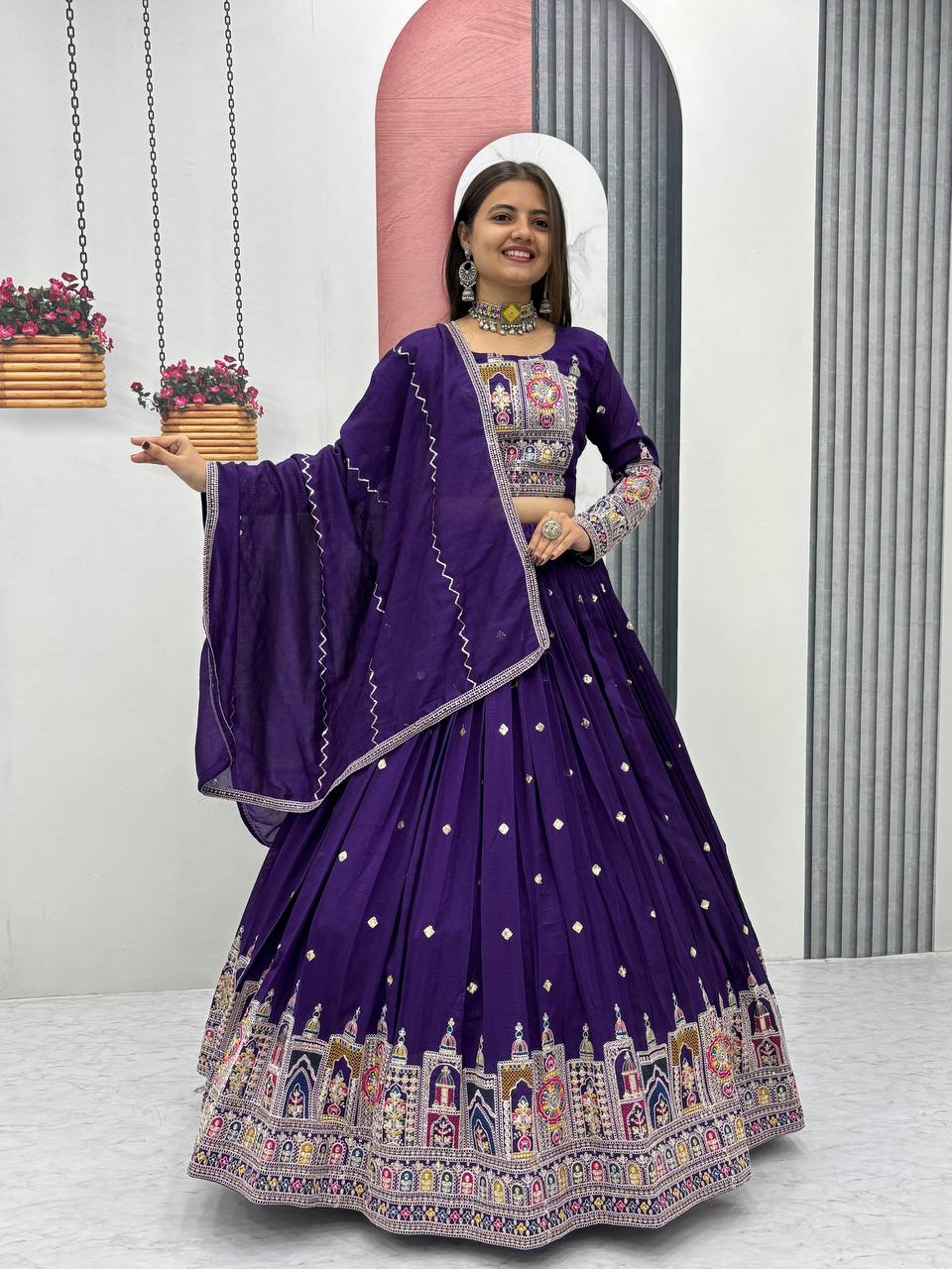 Sovereign Pretty embroidered Lehenga Set