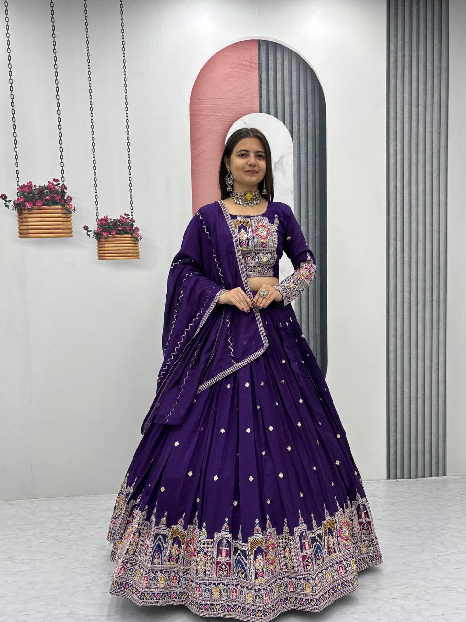 Sovereign Pretty embroidered Lehenga Set