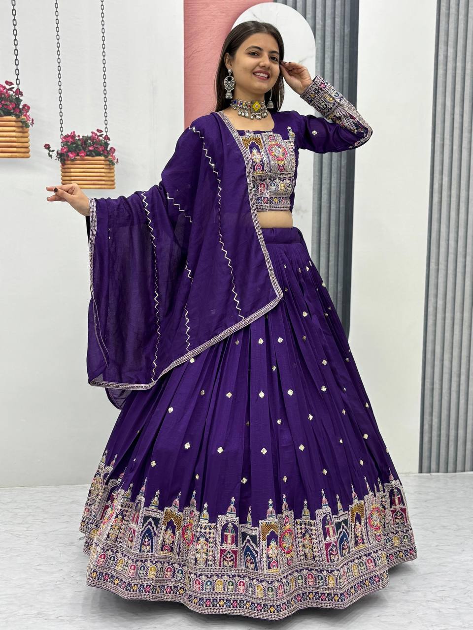 Sovereign Pretty embroidered Lehenga Set