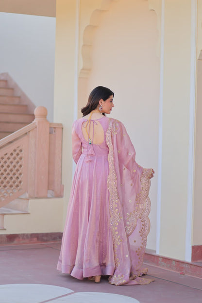 Jassica Royal Radiance Fendy Chiffon Gown