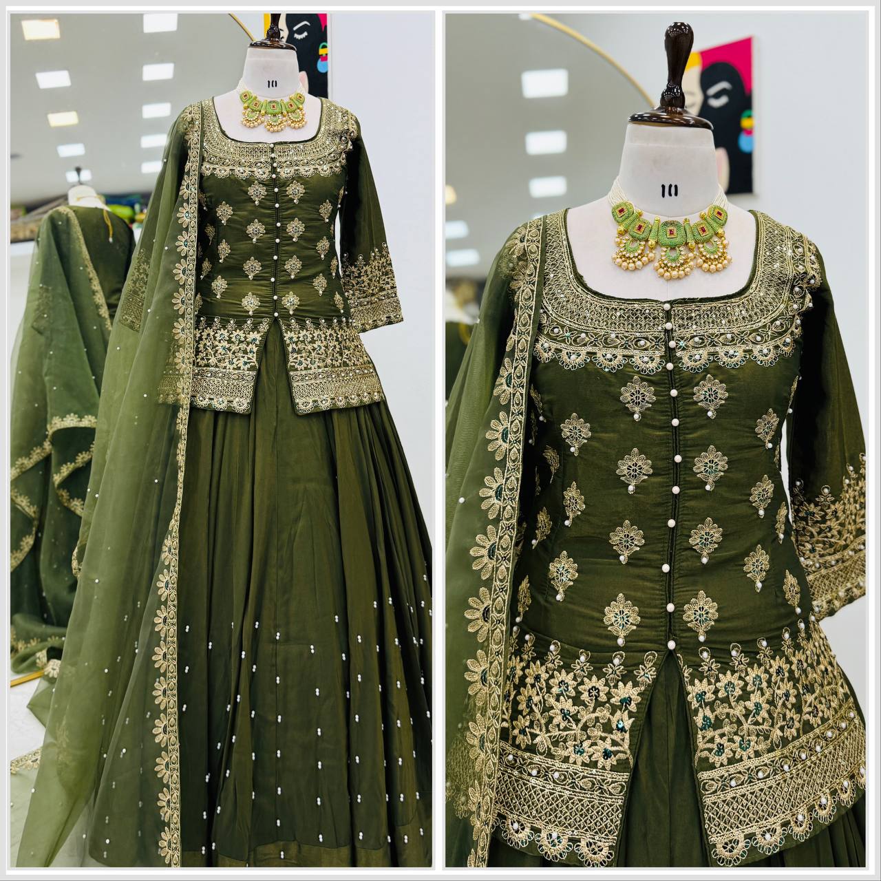 Rangrez Royalty  Sharara Suit Set with Exquisite Embroidery Work