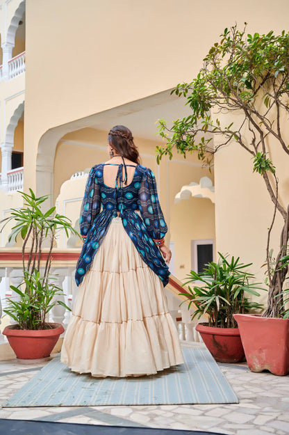 Ziya Garba Nights Festive Fusion Lehenga Choli