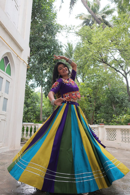 Amaira’s Colorful Vibes of Navratri Lehenga Set