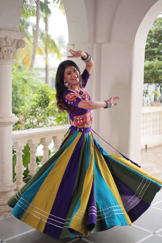 Amaira’s Colorful Vibes of Navratri Lehenga Set