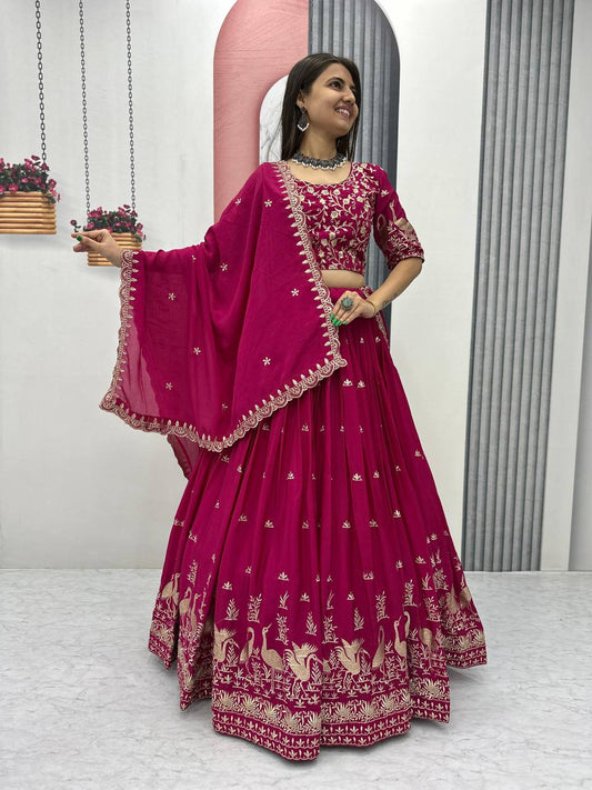 Ayana Designer EmbroideryThread Work  Lehenga Choli