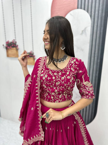 Ayana Designer EmbroideryThread Work  Lehenga Choli