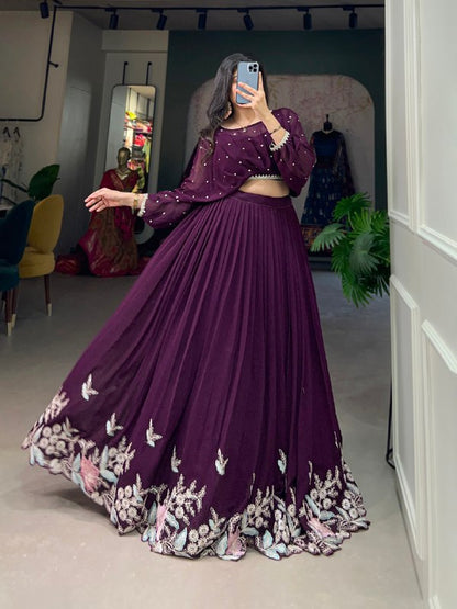 Tishya Butterfly Edition  Georgette Co-ord Set